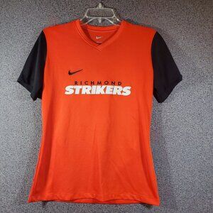 Nike Dri-fit Orange/Black Richmond Strikers Jersey Women's Medium